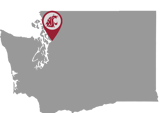 Everett campus on a map