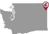 Spokane campus on a map